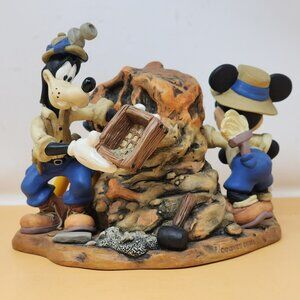 Disney Animal Kingdom Figurine "Diggin In The Boneyard" Clock UNTESTED